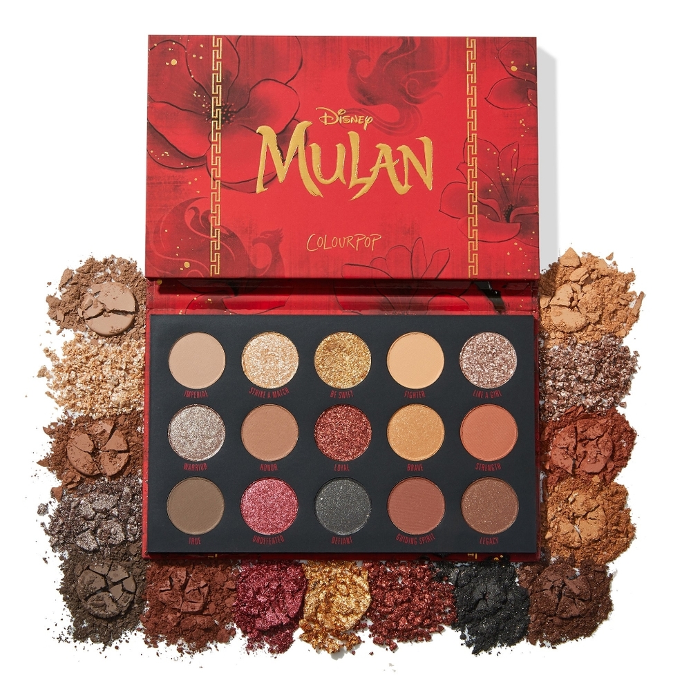 Limited Edition Colourpop Mulan eyeshadow palette